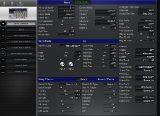 Click to display the Yamaha AN200 Voice Common Editor
