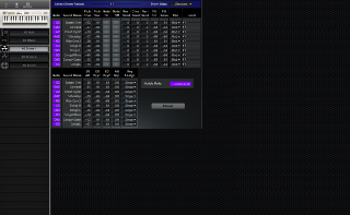 Click to display the Yamaha CBX-K1XG XG Drums 1 Editor