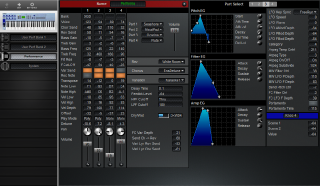 Click to display the Yamaha CS2x Performance Performance Editor