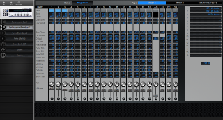 Click to display the Yamaha CS6x Performance - Mixer 1 Mode Editor