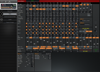 Click to display the Yamaha DMP9-16 Patch Editor