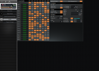 Click to display the Yamaha DMP9-16 System Editor