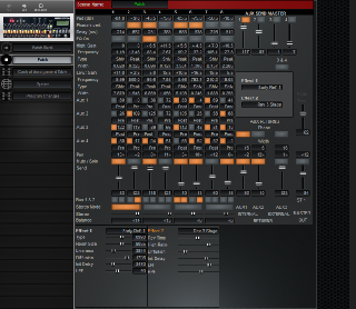 Click to display the Yamaha DMP9-8 Patch Editor