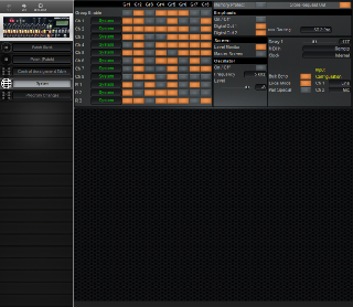 Click to display the Yamaha DMP9-8 System Editor