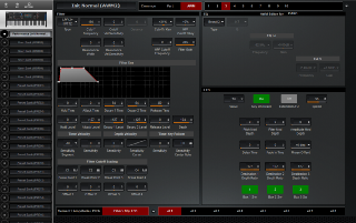 Click to display the Yamaha MODX 8+ Performance - Drums Editor