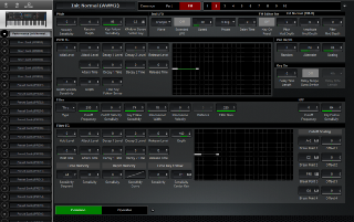 Click to display the Yamaha MODX 8+ Performance - FM Operator Editor