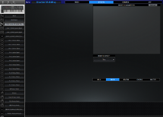 Click to display the Yamaha MOXF 6 Performance - Effects Editor