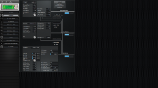 Click to display the Yamaha MU100 XG Effects Editor