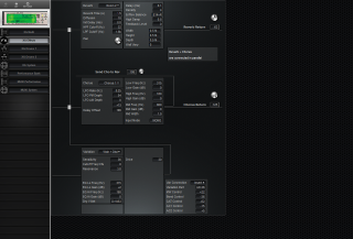 Click to display the Yamaha MU50 XG Effects Editor