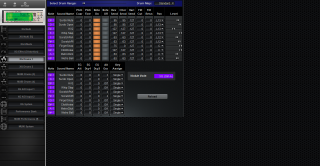 Click to display the Yamaha MU80 XG Drums 1 Editor