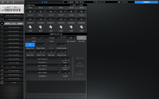 Click to display the Yamaha MX88 Voice - Common Editor