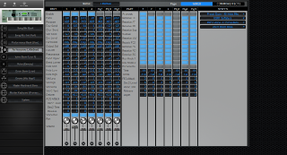 Click to display the Yamaha Motif 6 Performance - Mixer Mode Editor
