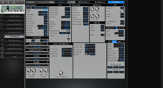 Click to display the Yamaha Motif 8 Voice - Common Mode Editor