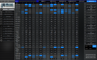 Click to display the Yamaha Motif XS 6 Multi - Arp Setup Editor