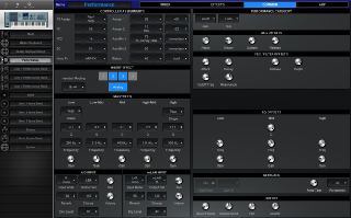 Click to display the Yamaha Motif XS 6 Performance - Common Editor