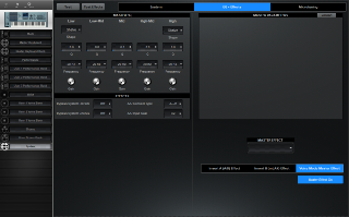 Click to display the Yamaha Motif XS 6 System - EQ + Effects Editor