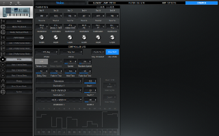 Click to display the Yamaha Motif XS 6 Voice - Common Editor