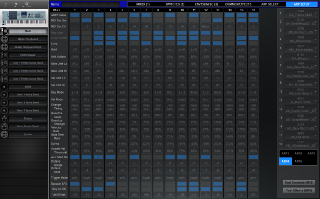 Click to display the Yamaha Motif XS 7 Multi - Arp Setup Editor