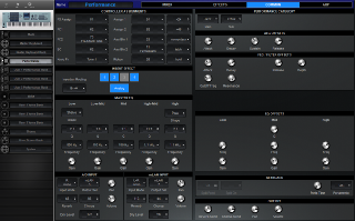 Click to display the Yamaha Motif XS 7 Performance - Common Editor