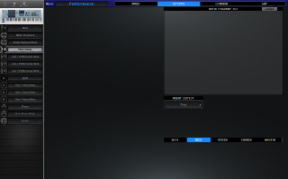 Click to display the Yamaha Motif XS 7 Performance - Effects Editor