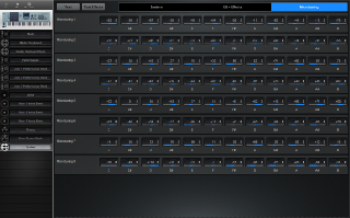 Click to display the Yamaha Motif XS 7 System - Microtuning Editor