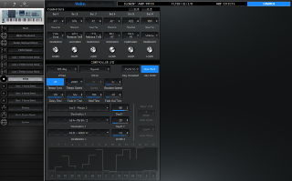 Click to display the Yamaha Motif XS 7 Voice - Common Editor