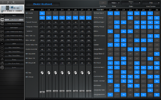Click to display the Yamaha Motif XS 8 Master Keyboard Editor