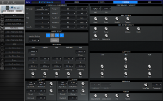Click to display the Yamaha Motif XS 8 Performance - Common Editor