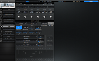 Click to display the Yamaha Motif XS 8 Voice - Common Editor