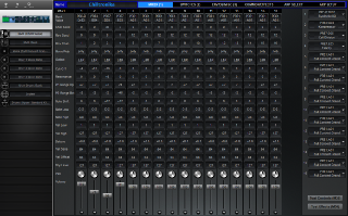Click to display the Yamaha Motif XS Rack Multi - Mixer (1) Editor