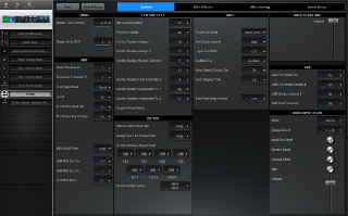 Click to display the Yamaha Motif XS Rack System - System Editor