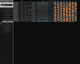 Click to display the Yamaha RM50 Channel Setup Editor