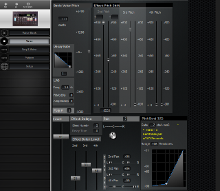 Click to display the Yamaha RX7 Voice Editor