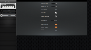 Click to display the Yamaha Reface CP System Editor