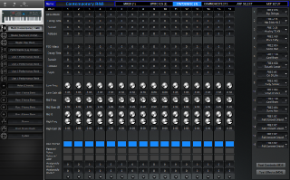 Click to display the Yamaha S70XS Multi - Env/EQ/MIsc (3) Editor