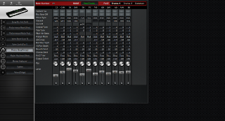 Click to display the Yamaha S90 Drums - Drums 1 Mode Editor