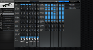 Click to display the Yamaha S90 Performance - Mixer Mode Editor
