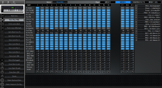 Click to display the Yamaha S90ES Multi - Mixer 2 Mode Editor
