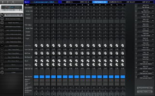 Click to display the Yamaha S90XS Multi - Env/EQ/MIsc (3) Editor