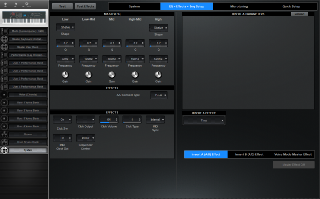 Click to display the Yamaha S90XS System - EQ + Effects Editor