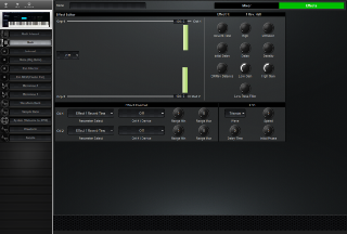 Click to display the Yamaha SY99 Multi - Effects Editor
