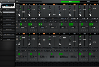 Click to display the Yamaha SY99 Multi - Mixer Editor