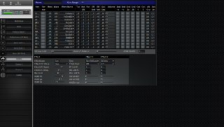Click to display the Yamaha TG500 Drums Editor