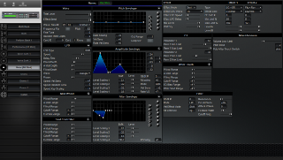 Click to display the Yamaha TG500 Voice Editor
