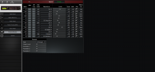 Click to display the Yamaha TG55 Drums Editor