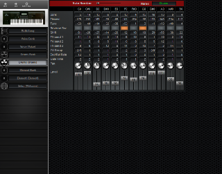 Click to display the Yamaha W7 Drums Editor